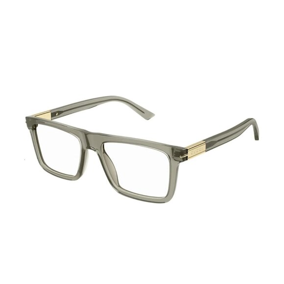 NEW GUCCI EYEGLASSES GG1504O 008 MEN BROWN EYEWEAR